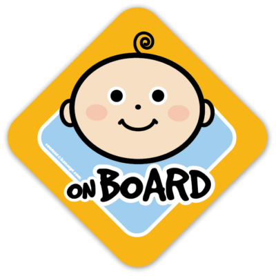 Kansept Baby on Board sign